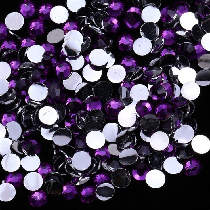 Crystal Flat Back Resin Rhinestones Gems
