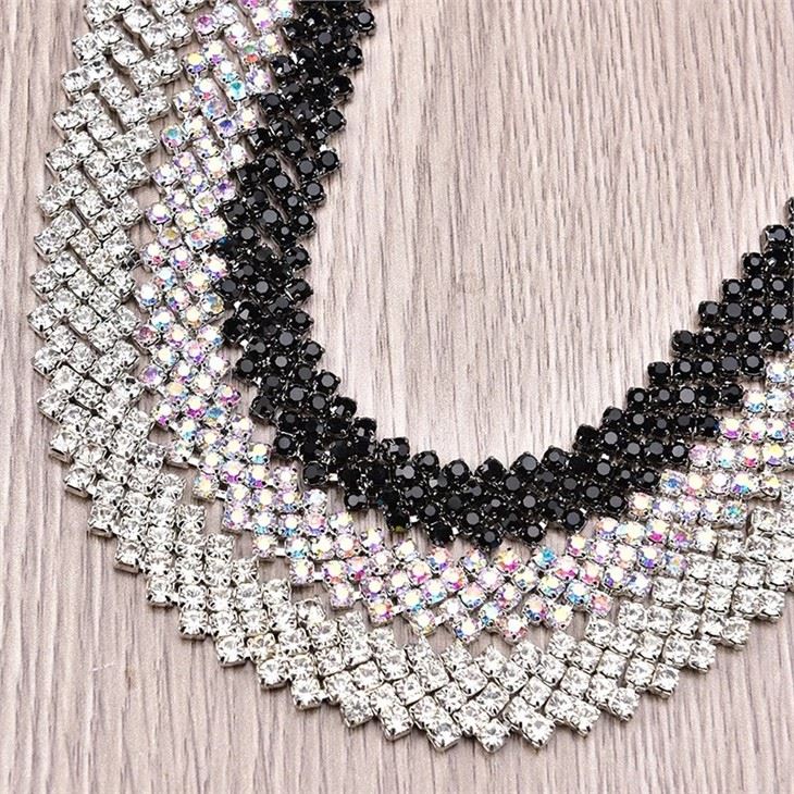Rhinestone Beaded Trim By The Yard